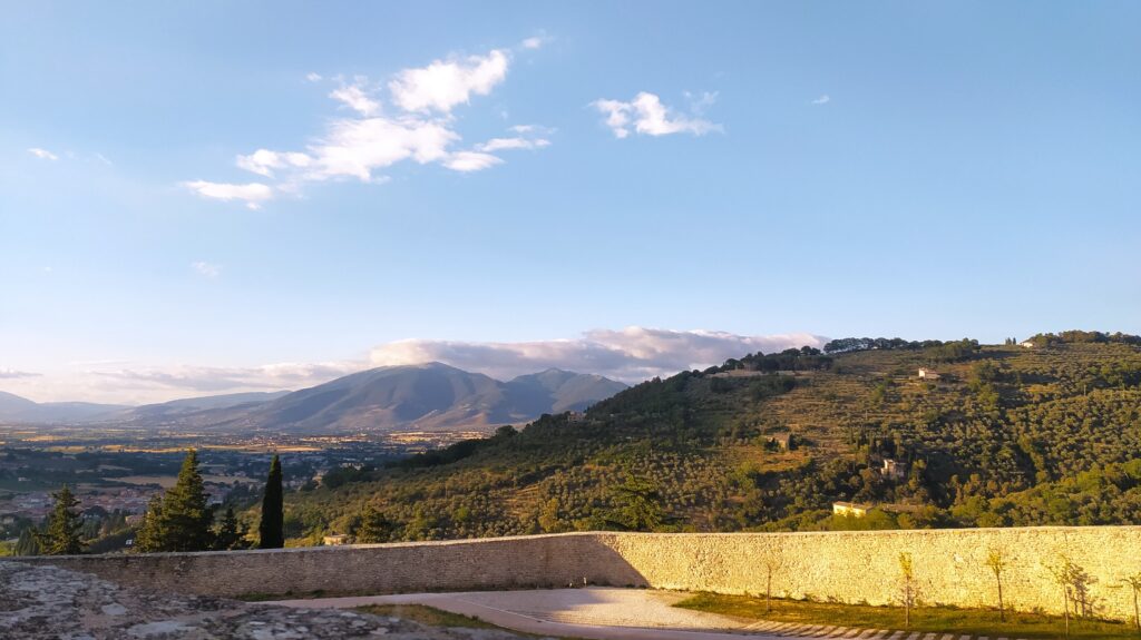 Vista panorama dalla Rocca Albornoz