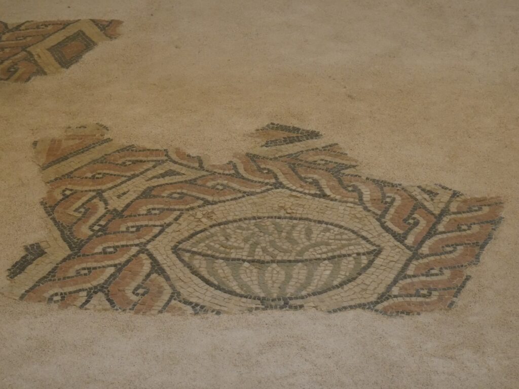 Museo Nazionale Ducato di Spoleto, dettaglio di mosaico